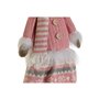 Décorations de Noël DKD Home Decor Blanc Marron Rose Renne 17 x 12 x 66 cm (2 Unités)