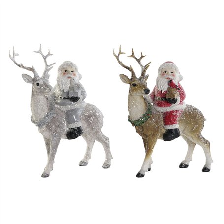 Décorations de Noël DKD Home Decor Multicouleur Renne 17