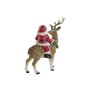 Décorations de Noël DKD Home Decor Multicouleur Renne 17,5 x 9 x 23 cm (2 Unités)