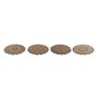 Dessous de plat Home ESPRIT Liège Dolomite 20 x 20 x 1 cm (4 Unités)