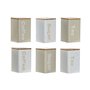 Boîte Home ESPRIT Beige Gris (2 Unités) (6 Unités)