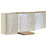 Boîte Home ESPRIT Beige Gris (2 Unités) (6 Unités)