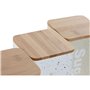 Boîte Home ESPRIT Beige Gris (2 Unités) (6 Unités)