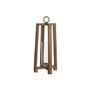 Bougeoir Home ESPRIT Marron Naturel Verre Bois de manguier 27 x 27 x 54 cm