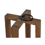 Bougeoir Home ESPRIT Marron Naturel Verre Bois de manguier 27 x 27 x 54 cm