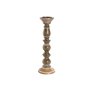 Pot à Bougie Home ESPRIT Marron Bois de manguier Naturel Romantique 15 x 15 x 46 cm