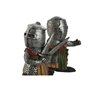 Figurine Décorative Home ESPRIT Gris 6 x 4 x 9 cm (2 Unités)
