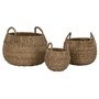 Set de basket Home ESPRIT Naturel Métal Herbier marin Boho (3 Pièces)