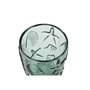 Set de Verres Home ESPRIT Turquoise Verre méditerranéen Avec relief 290 ml (6 Unités)