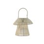 Lampe solaire Home ESPRIT Blanc Marron 31 x 31 x 30 cm (2 Unités)