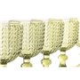Set de Verres Home ESPRIT Vert Verre 260 ml (6 Unités)