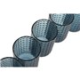Set de Verres Home ESPRIT Bleu Verre 420 ml (6 Unités)