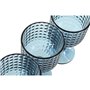 Set de Verres Home ESPRIT Bleu Verre 380 ml (6 Unités)