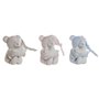 Jouet Peluche Home ESPRIT Bleu Beige Rose Polyester 20 x 10 x 15 cm (3 Unités)