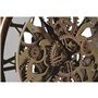 Horloge de table Home ESPRIT Noir Doré Vintage (2 Unités)