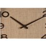 Horloge Murale Home ESPRIT Marron Naturel Bois Rotin 40 x 5 x 40 cm (2 Unités)