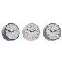 Horloge de table Home ESPRIT Bleu Rose Turquoise (3 Unités)
