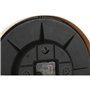 Horloge Murale Home ESPRIT Beige Naturel PVC Bois 30 x 4,7 x 30 cm (2 Unités)