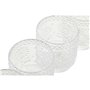 Set de Verres Home ESPRIT Transparent Verre Avec relief 360 ml (6 Unités)