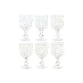 Set de Verres Home ESPRIT Transparent Verre 270 ml (6 Unités)