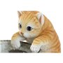 Figurine Décorative Home ESPRIT Blanc Marron Gris Orange animaux 9 x 9 x 15,5 cm (3 Unités)
