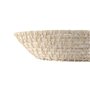 Centre de Table Home ESPRIT Blanc Naturel Bambou Rotin 35 x 35 x 8 cm (2 Pièces)