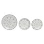 Assiettes Home ESPRIT Gris clair Porcelaine Scandi 18 Pièces
