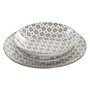 Assiettes Home ESPRIT Beige Porcelaine Moderne 18 Pièces