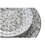 Assiettes Home ESPRIT Gris clair Porcelaine 18 Pièces