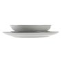 Assiettes Home ESPRIT Gris clair Porcelaine 18 Pièces