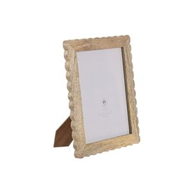 Cadre photo Home ESPRIT Naturel Verre Bois de manguier