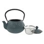 Théière Home ESPRIT Bleu Acier inoxydable Fer 800 ml