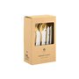 Couverts Home ESPRIT Doré Acier inoxydable 17 x 7 x 24 cm 20 Pièces