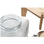 Distributeur d'eau Home ESPRIT Transparent Naturel Bambou Verre 3,5 L 19 x 19 x 16 cm