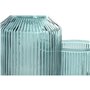 Bouteille d'eau Home ESPRIT Bleu Vert Verre 1 L (2 Unités)