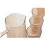Ensemble de verres avec bouteille Home ESPRIT Ambre Verre Borosilicaté 1,25 L