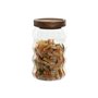 Set de 3 Boites Home ESPRIT Transparent Naturel 550 ml 750 ml 3 Pièces