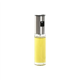 Huilier Home ESPRIT Transparent Acier inoxydable Verre 100 ml 4 x 4 x 18