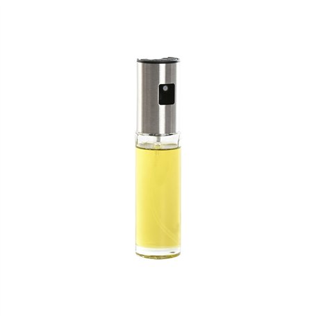 Huilier Home ESPRIT Transparent Acier inoxydable Verre 100 ml 4 x 4 x 18
