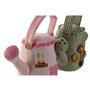 Support de porte Home ESPRIT Polyester 26 x 13 x 25 cm (2 Unités)