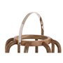 Bougeoir Home ESPRIT Marron Argenté Naturel Verre Bois de manguier 30 x 30 x 42 cm