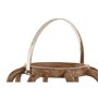 Bougeoir Home ESPRIT Marron Argenté Verre Bois de manguier 30 x 30 x 53 cm