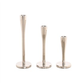 Pot à Bougie Home ESPRIT Argenté Aluminium Moderne 7