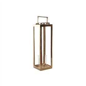 Lanterne Home ESPRIT Doré Aluminium Verre Moderne 20 x 20 x 74 cm