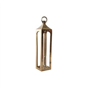 Lanterne Home ESPRIT Doré Aluminium Verre Arabe 14 x 14 x 65 cm
