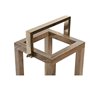 Bougeoir Home ESPRIT Marron Acier Bois de manguier 25 x 25 x 54 cm
