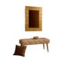 Miroir mural Home ESPRIT Doré 117 x 3 x 87 cm