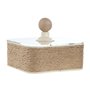 Boîte à bijoux Home ESPRIT Marron Clair Métal 16 x 16 x 11 cm (2 Pièces)
