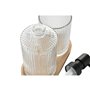 Ensemble de Bain Home ESPRIT Transparent Naturel Bambou Verre Moderne 3 Pièces