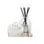 Ensemble de Bain Home ESPRIT Noir Transparent Bambou Verre Moderne 3 Pièces
